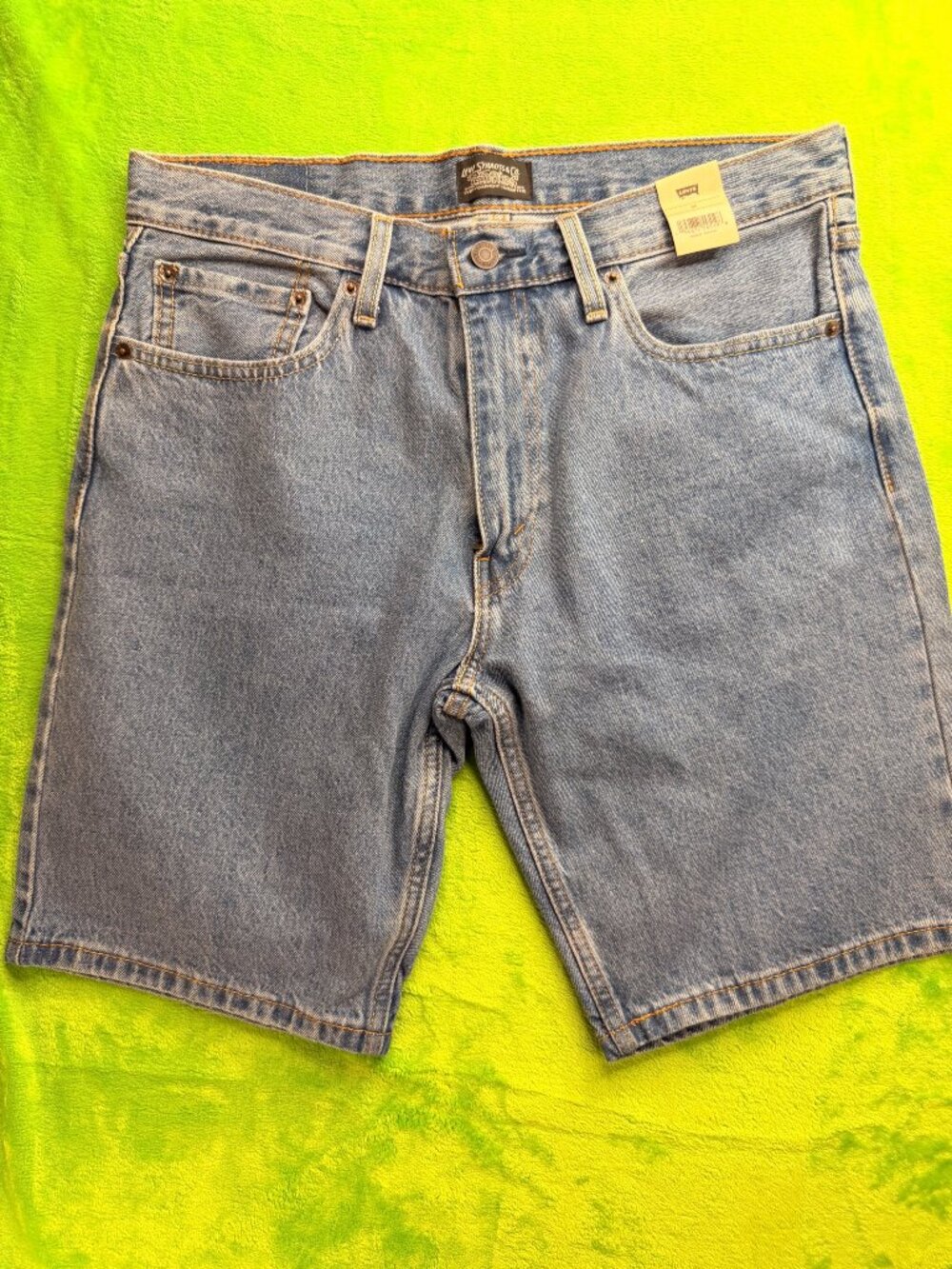 Levi's 511 Slim Denim Shorts NWT Mens Sz 34 Light Wash